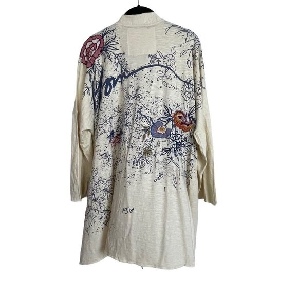 NWT Kyla Seo Comfort  Milena Jacket KYREC47 Wheat Embroidered Size S Boho Beachy - Picture 5 of 11